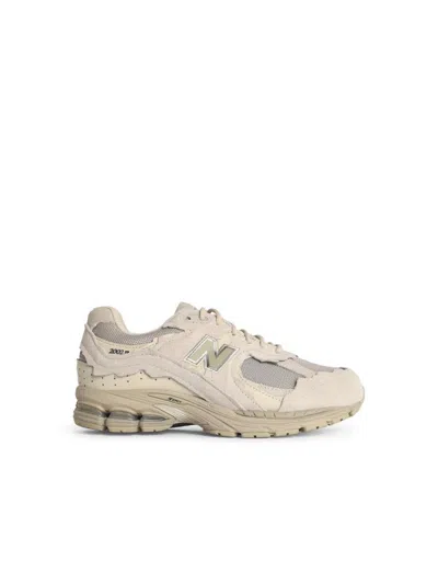 New Balance 2002r Sneakers In Mesh And Natural Suede In Multi