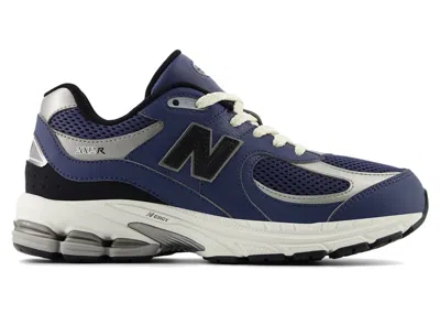 Pre-owned New Balance 2002r Sneakers In Navy Blue/black In Multi