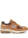 New Balance Suede And Mesh Sneakers With Peculiar Print In Brown