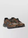 New Balance Low Top Sneakers With Mesh Panels And Rubber Outsole In Brown