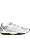 New Balance 204 Fabric Blend Sneakers With Contrast Accents In White