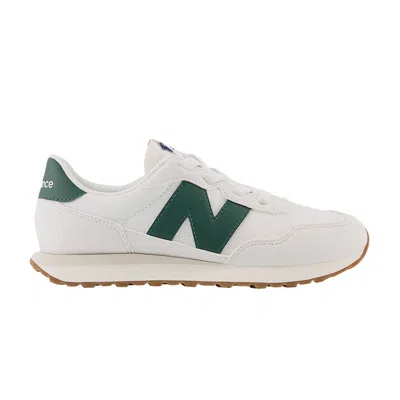 Pre-owned New Balance 237 Bungee Lace Little Kid 'nimbus Cloud Nightwatch Green' | White | Kid's Size 1