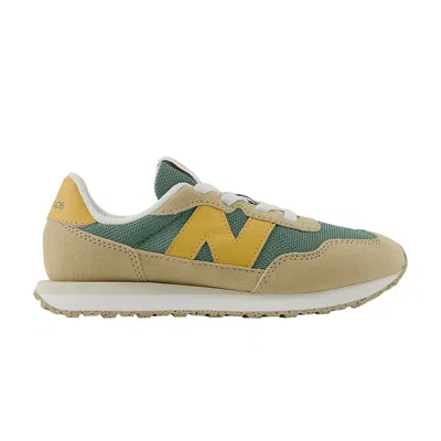 Pre-owned New Balance 237 Bungee Lace Little Kid Wide 'dark Juniper Dried Apricot' | Green | Kid's Size 10.5