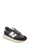 New Balance Black Low Top Sneakers With Logo Detail On The Side In Suede Unisex In Black