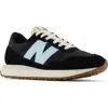 New Balance 237 Sneaker In Black/bleach Blue