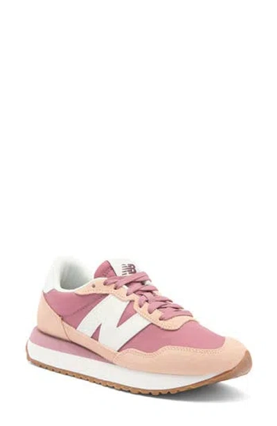 New Balance 237 Sneaker In Dark Vintage Rose/rosewood