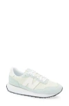 New Balance 237 Sneakers Womens 8.5 Mineral Lace Up Comfort Casual Shoes Zogg118 In Mineral/sea Salt