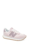 New Balance 237 Sneaker In Rose Sugar/ice Wine