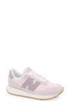 New Balance 237 Sneaker In Rose Sugar/ice Wine