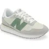 New Balance 237 Sneaker In Green/grey