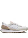 New Balance 237 Suede Panelled Sneakers In Neutral