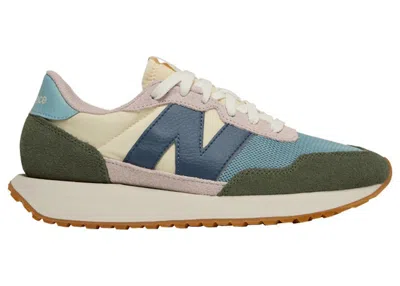 Pre-owned New Balance 237 (women's) Sneakers In Norway Spruce/storm Blue In Multi