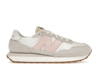 Pre-owned New Balance 237 (women's) Sneakers In Sea Salt/pink Haze In Multi