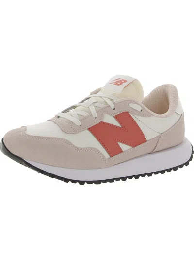 New Balance 237 Womens Suede Trim Retro Running & Training Shoes In Neutral
