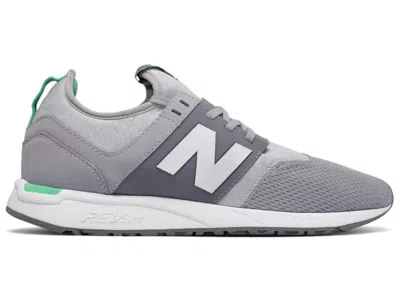 Pre-owned New Balance 247 (women's) Sneakers In Silver Mink/vivid Jade In Multi