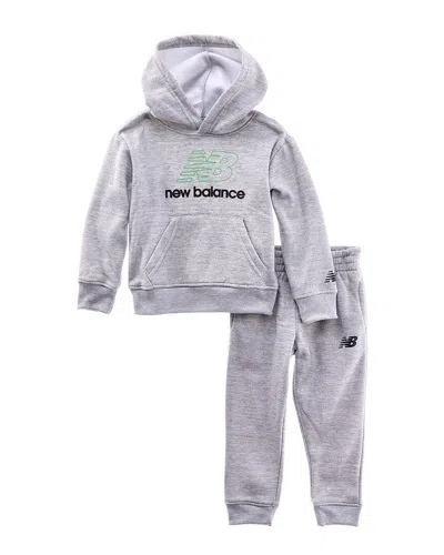 New Balance Kids' 2pc Fleece Hoodie & Jogger Set In Gold