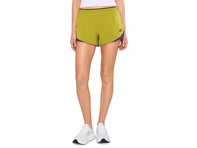 New Balance 3 Run Essentials Shorts Women's Shorts Sea Moss: Sm 3 In Blue