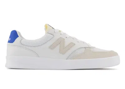 Pre-owned New Balance 300 Court Sneakers In White/blue In Multi