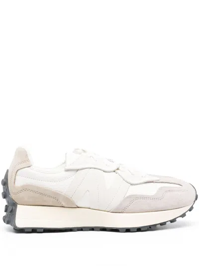 New Balance 327 Low-top Sneakers In Sea Salt/green