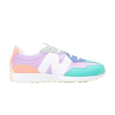 Pre-owned New Balance 327 Big Kid Wide 'dark Violet Glow Summer Jade' | Multi-color | Kid's Size 4.5