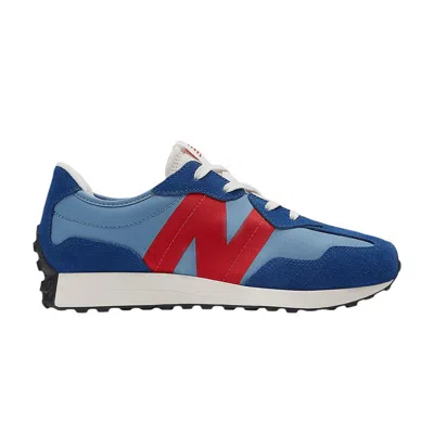 Pre-owned New Balance 327 Big Kid Wide 'inkwell True Red' | Blue | Kid's Size 6