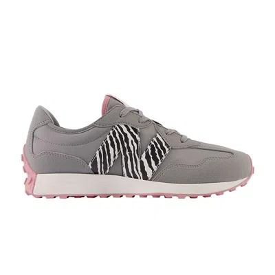Pre-owned New Balance 327 Big Kid 'zebra - Shadow Grey' | Kid's Size 5.5 In Gray