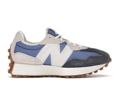 Pre-owned New Balance 327 Blue Grey (women's) Sneakers In Magnetic Blue/varsity Orange