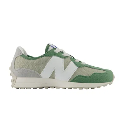Pre-owned New Balance 327 Bungee Lace Little Kid Wide 'mallard Green' | Kid's Size 3