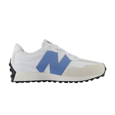 Pre-owned New Balance 327 Bungee Lace Little Kid Wide 'white Blue Laguna' | Kid's Size 1