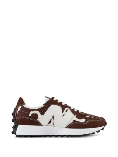 New Balance 327 Cow-print Sneakers In Multi