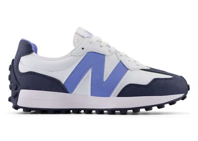 Pre-owned New Balance 327 Golf (women's) Sneakers In White/blue