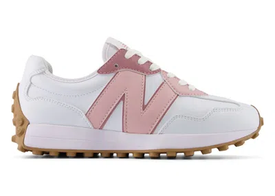 Pre-owned New Balance 327 Golf (women's) Sneakers In White/pink