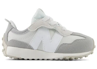 Pre-owned New Balance 327 Hook And Loop Sneakers In Reflection/white