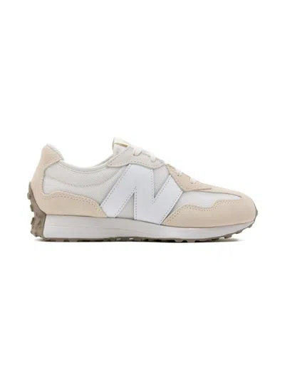 New Balance Kids' 327 Leather Sneakers In White