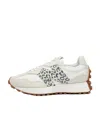 New Balance 327 Sneakers In Off-white With Leopard Print Detail