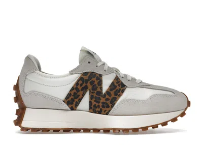Pre-owned New Balance 327 Leopard Print (women's) Sneakers In Sea Salt/phantom/workwear