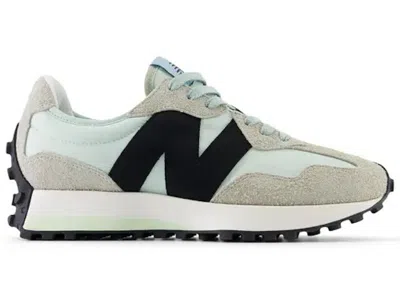 Pre-owned New Balance 327 Light Blue (women's) Sneakers In White/black/grey In Multi