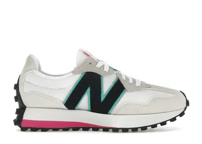 Pre-owned New Balance 327 Light Pink (women's) Sneakers In White/grey/black In Multi