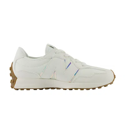 Pre-owned New Balance 327 Little Kid 'sea Salt Iridescent Gum' | Cream | Kid's Size 2 In White