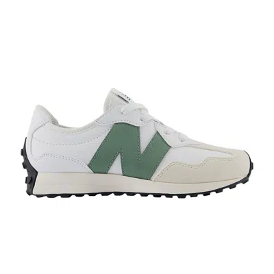 Pre-owned New Balance 327 Little Kid 'white Dark Juniper' | Kid's Size 12