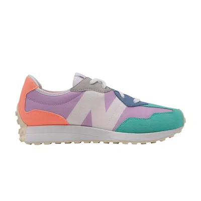 Pre-owned New Balance 327 Little Kid Wide 'dark Violet Glow Summer Jade' | Multi-color | Kid's Size 3