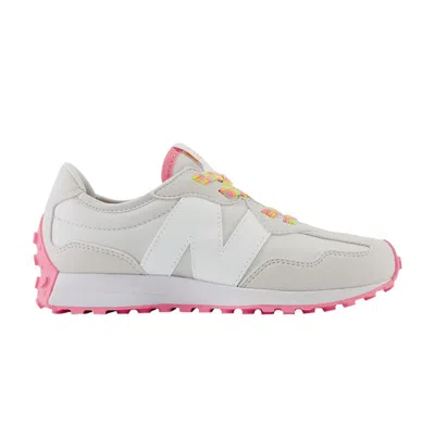 Pre-owned New Balance 327 Little Kid Wide 'grey Matter Bright Pink' | Kid's Size 2