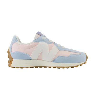 Pre-owned New Balance 327 Little Kid Wide 'light Chrome Blue Crystal Pink' | Kid's Size 3