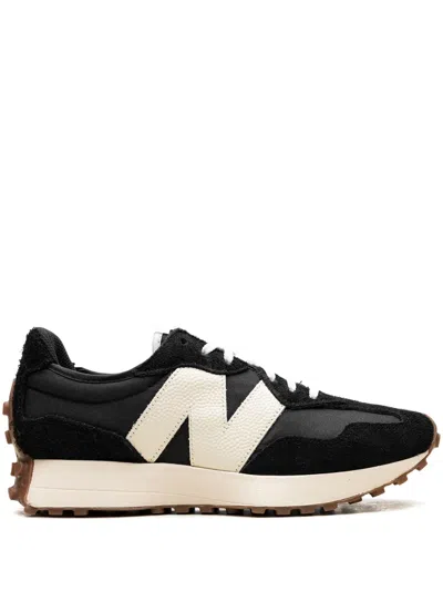 New Balance Black Low Top Sneakers With Logo Detail On The Side In Suede Unisex