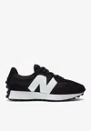 New Balance 327 Low-top Sneakers In Black With White In Black