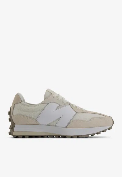 New Balance 327 Low-top Sneakers In Linen With Sea Salt In Sand