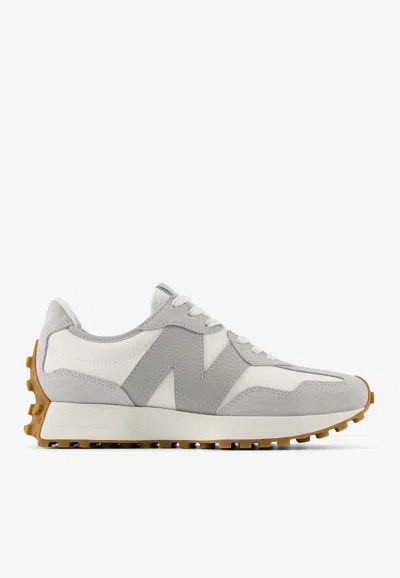 New Balance 327 Low-top Sneakers In Raincloud With Reflection In Gray