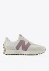 New Balance 327 Low-top Sneakers In Sea Salt With White Wine In Beige