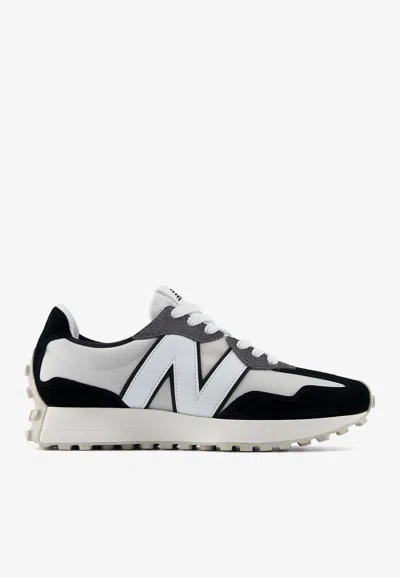 New Balance 327 Low-top Sneakers In White, Gray And Black In Multi
