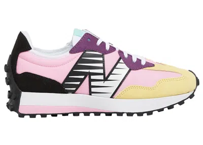 Pre-owned New Balance 327 Nb Collective (women's) Sneakers In Pink/yellow
